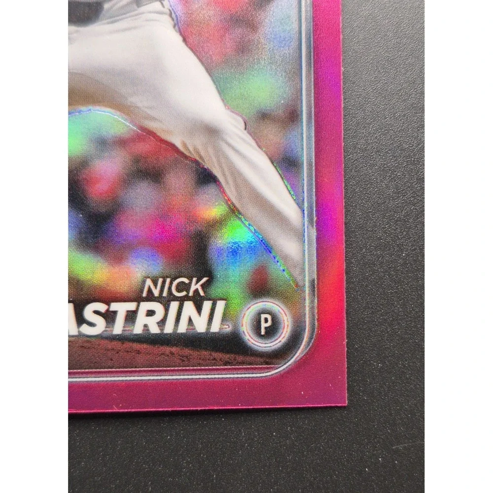 2024 Topps Chrome Update Nick Nastrini #USC14 Magenta Refractor #/399 (RC)